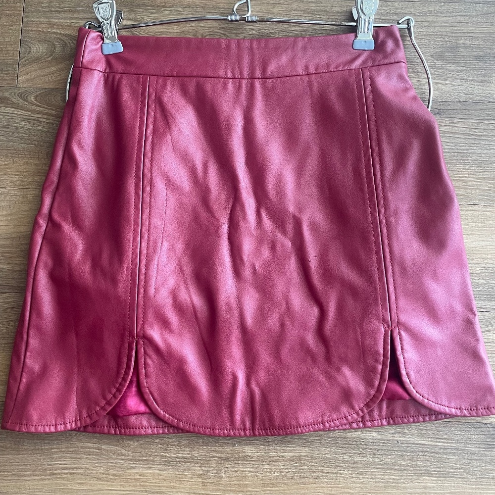 Leather Skirt